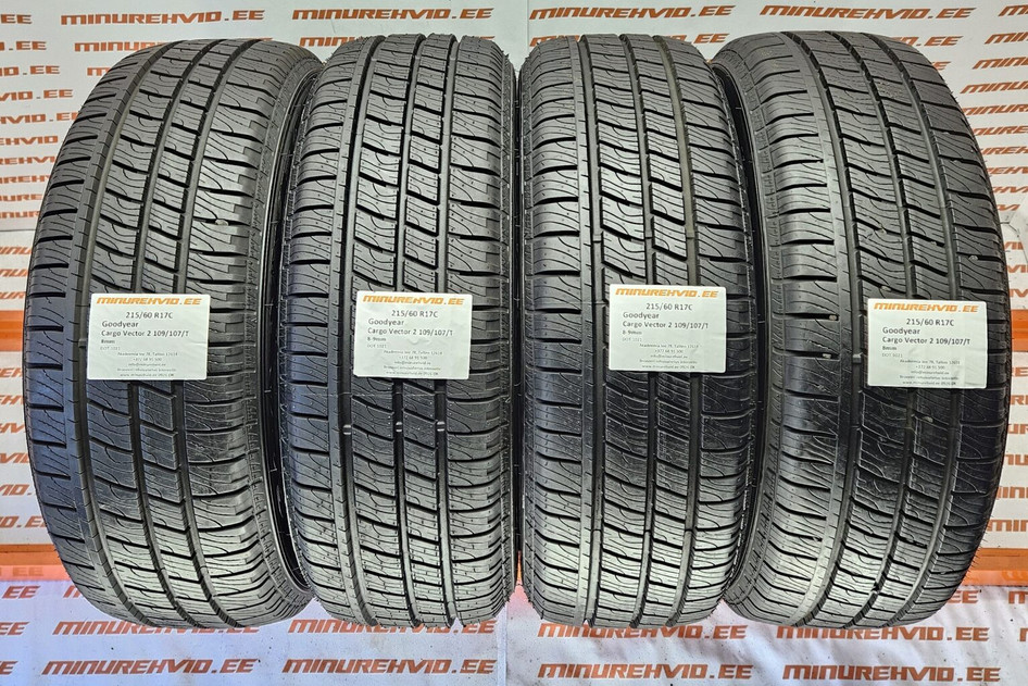 Kasutatud lamellrehv 215/60R17 GoodYear Cargo Vector 2 109/107/T 1021