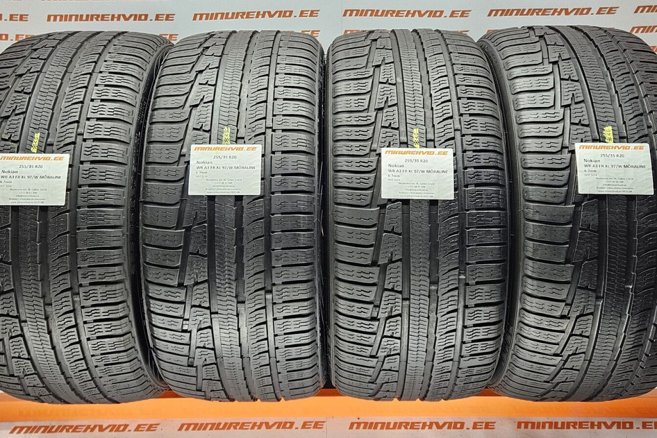 Подержанный нешипованная шина 255/35R20 Nokian WR A3 FR XL 97/W MÕRALINE