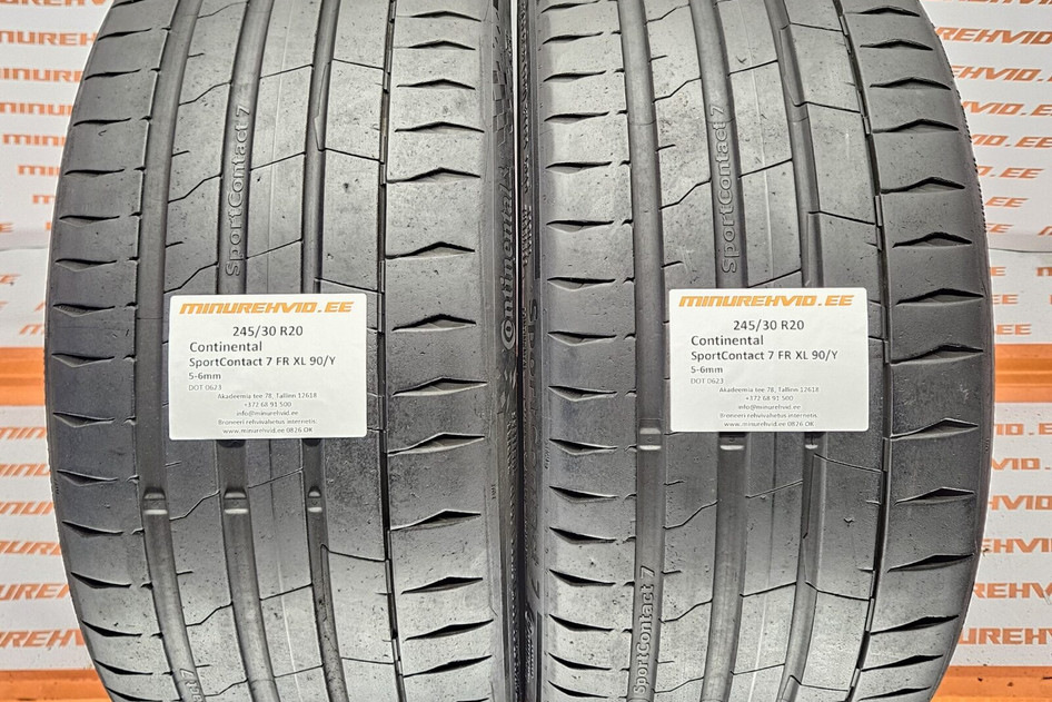Kasutatud suverehv 245/30R20 Continental SportContact 7 FR XL 90/Y