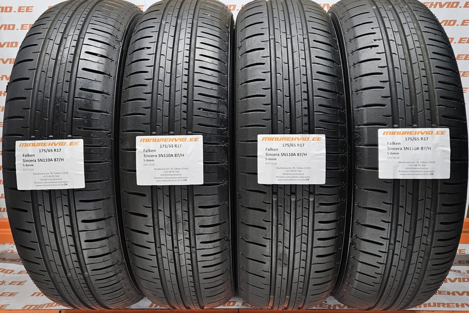 Lietots summer tire 175/65R17 Falken Sincera SN110A 87/H