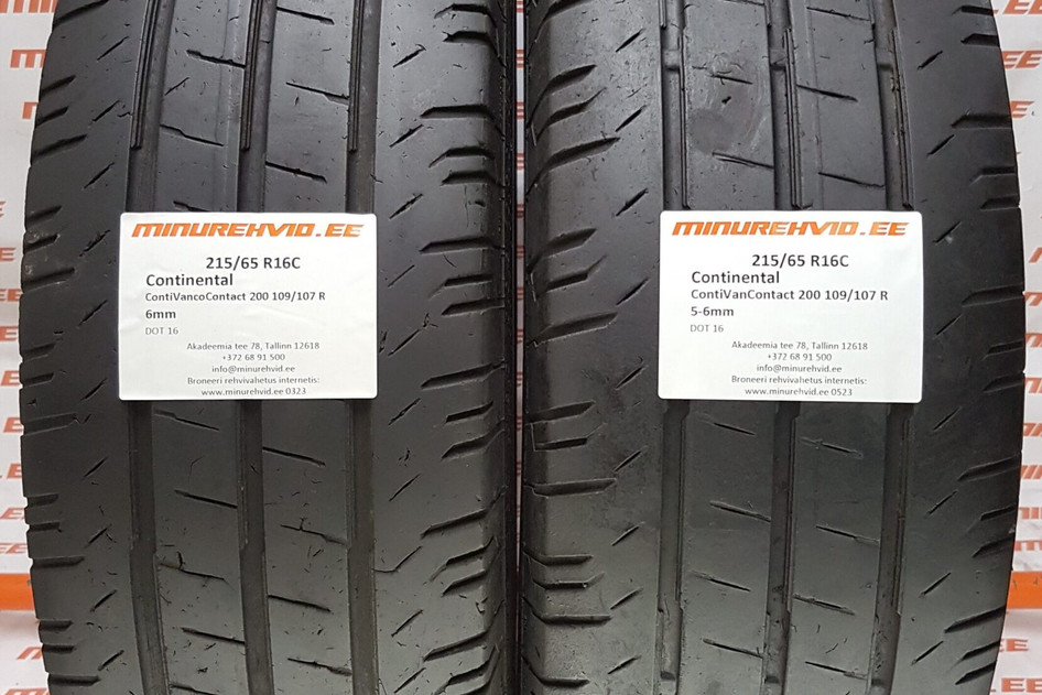 Kasutatud suverehv 215/65R16 Continental ContiVanContact 200 109/107 R