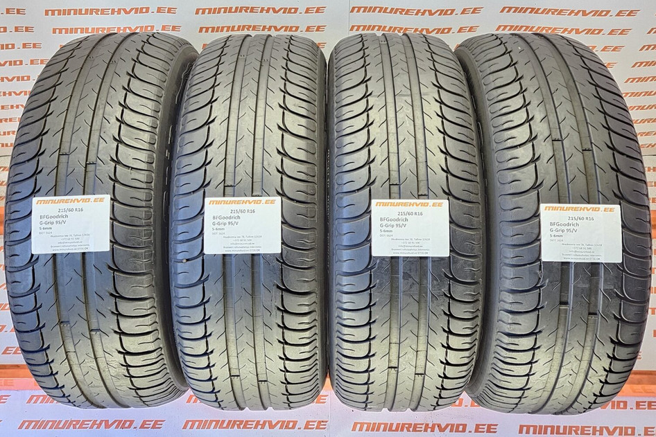 Used summer tire 215/60R16 BFGoodrich G-Grip 95/V