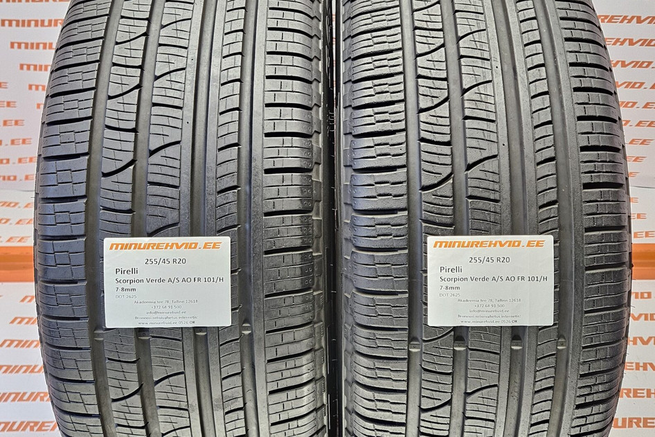 Подержанный летняя шина 255/45R20 Pirelli Scorpion Verde A/S AO FR 101/H