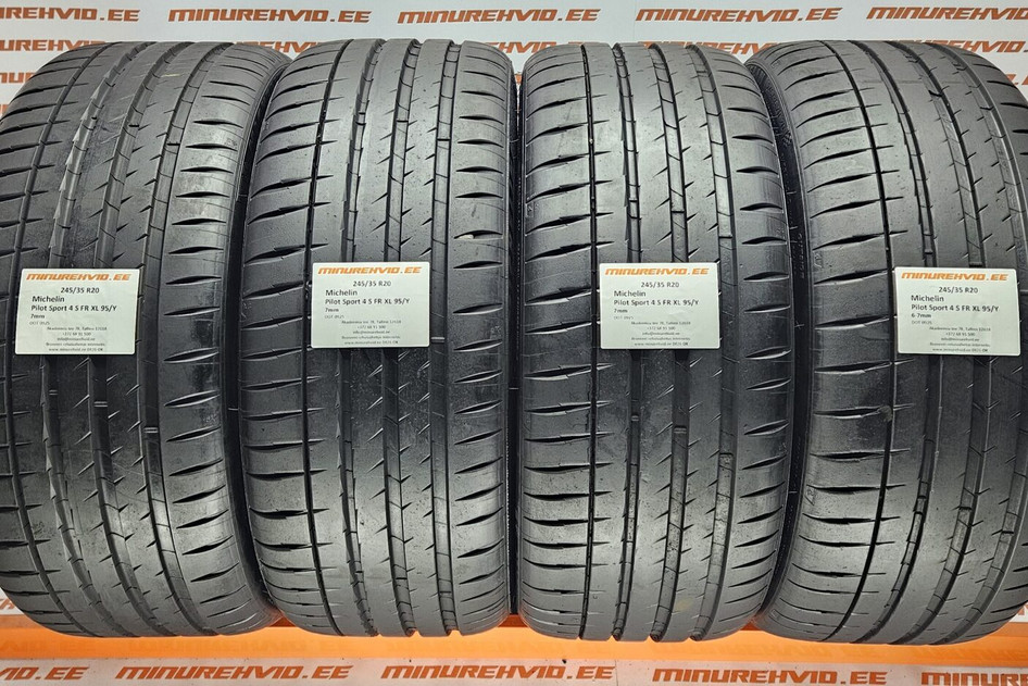 Kasutatud suverehv 245/35R20 Michelin Pilot Sport 4S FR XL 95/Y
