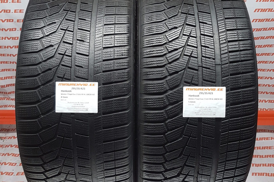 Used studless winter tire 295/35R23 Hankook Winter i*Cept Evo 2 SUV FR XL 108/W AO