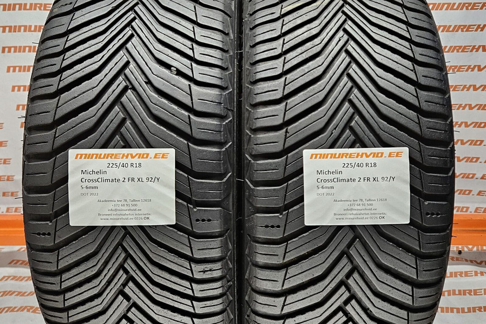 Kasutatud suverehv 225/40R18 Michelin CrossClimate 2 FR XL 92/Y