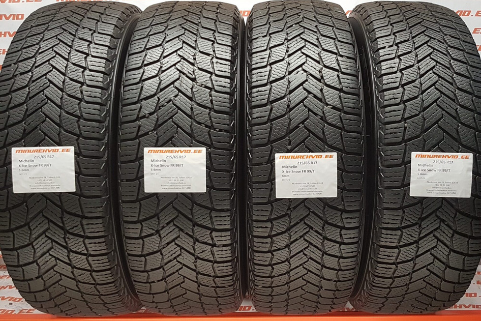 Used studless winter tire 215/65R17 Michelin X-Ice Snow FR 99/T