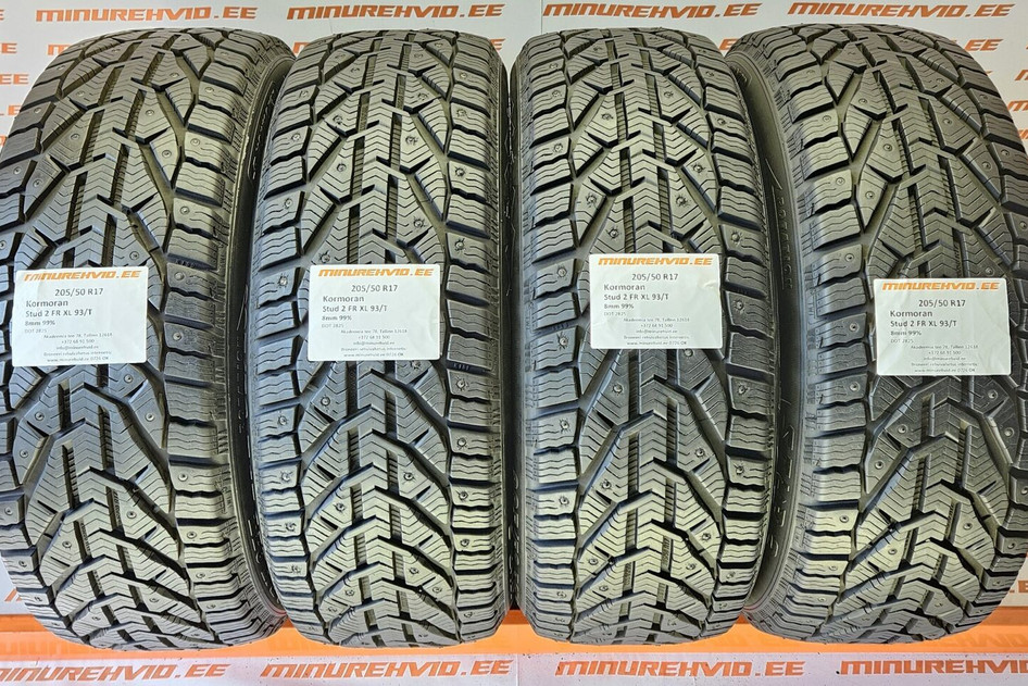 Подержанный шипованная шина 205/50R17 Kormoran Stud 2 FR XL 93/T