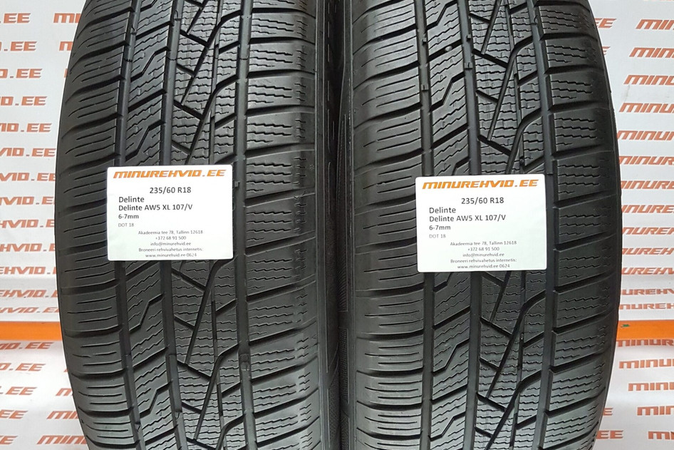 Used studless winter tire 235/60R18 Delinte Delinte AW5 XL 107/V