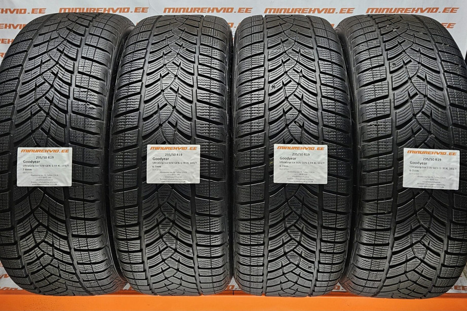 Used studless winter tire 235/50R19 GoodYear UltraGrip Ice SUV GEN-1 FR XL 103/T