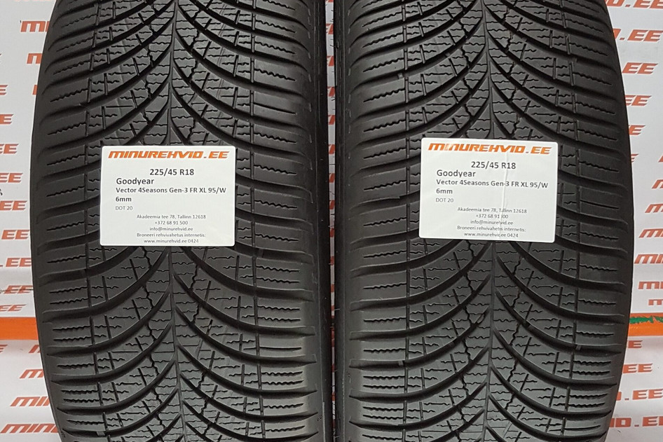 Kasutatud suverehv 225/45R18 GoodYear Vector 4Seasons GEN-3 FR XL 95/W