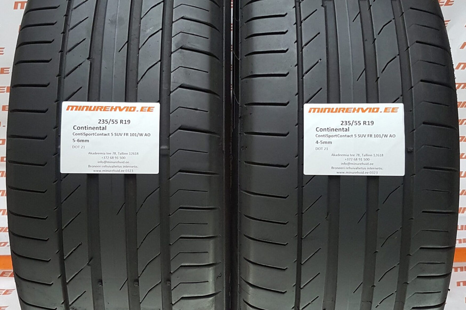Kasutatud suverehv 235/55R19 Continental ContiSportContact 5 SUV FR 101/W AO