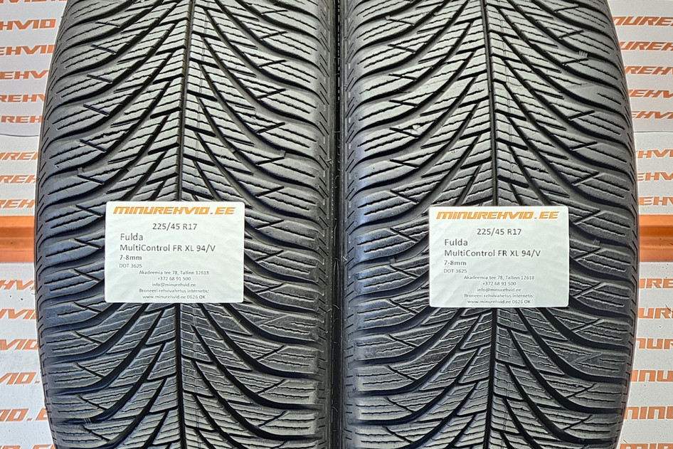 Kasutatud lamellrehv 225/45R17 Fulda MultiControl FR XL 94/V 3625