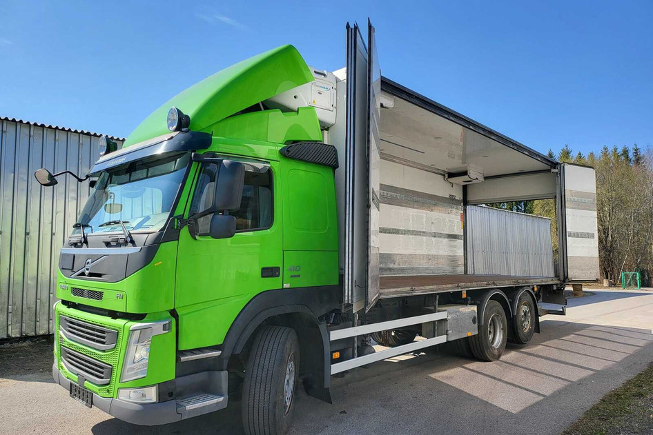 Volvo FM410 6X2 CARRIER SIDEOPENING, 2016, 10.8, 308 kW, dīzelis, automātiskā, aizmugurējā piedziņa