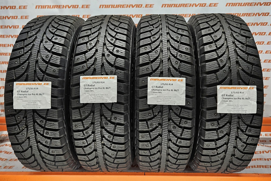 Used studded tire 175/65R14 GT Radial Champiro Ice Pro XL 86/T