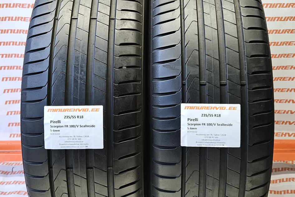Used summer tire 235/55R18 Pirelli Scorpion FR 100/V SealInside