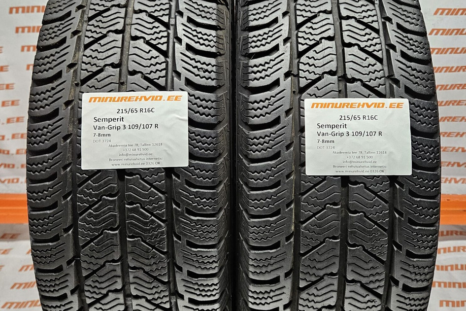 Used studless winter tire 215/65R16 Semperit Van-Grip 3 109/107 R