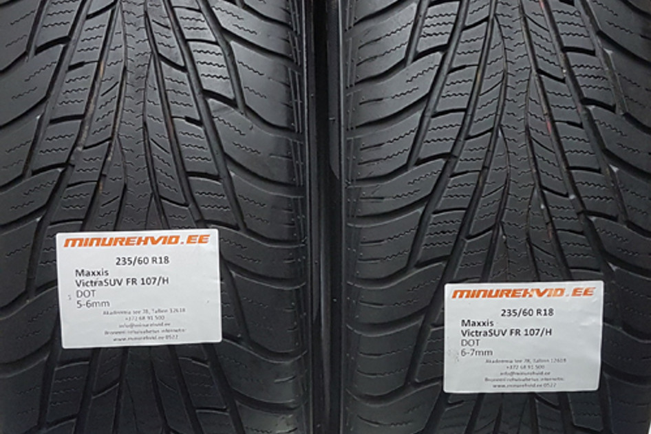 Used studless winter tire 235/60R18 Maxxis Victra SUV FR 107/H