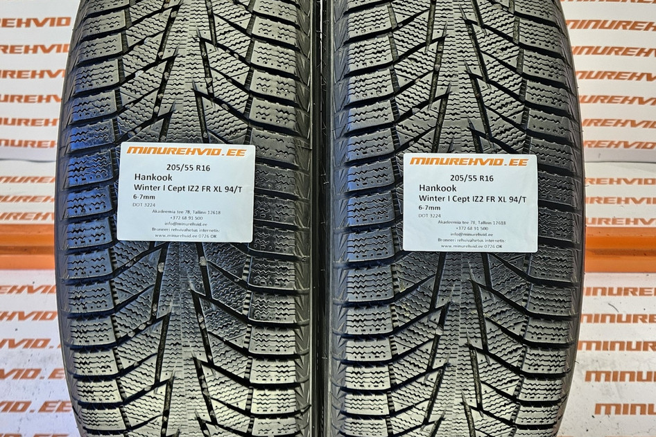 Used studless winter tire 205/55R16 Hankook Winter I Cept IZ2 FR XL 94/T