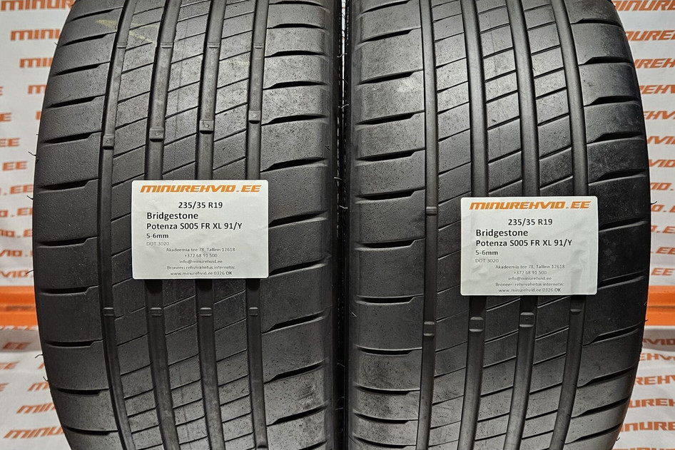 Kasutatud suverehv 235/35R19 Bridgestone Potenza S005 FR XL 91/Y