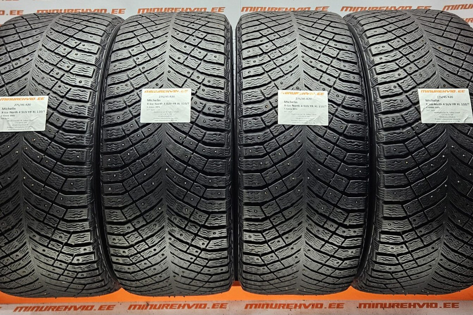Used studded tire 275/45R20 Michelin X-Ice North 4 SUV FR XL 110/T