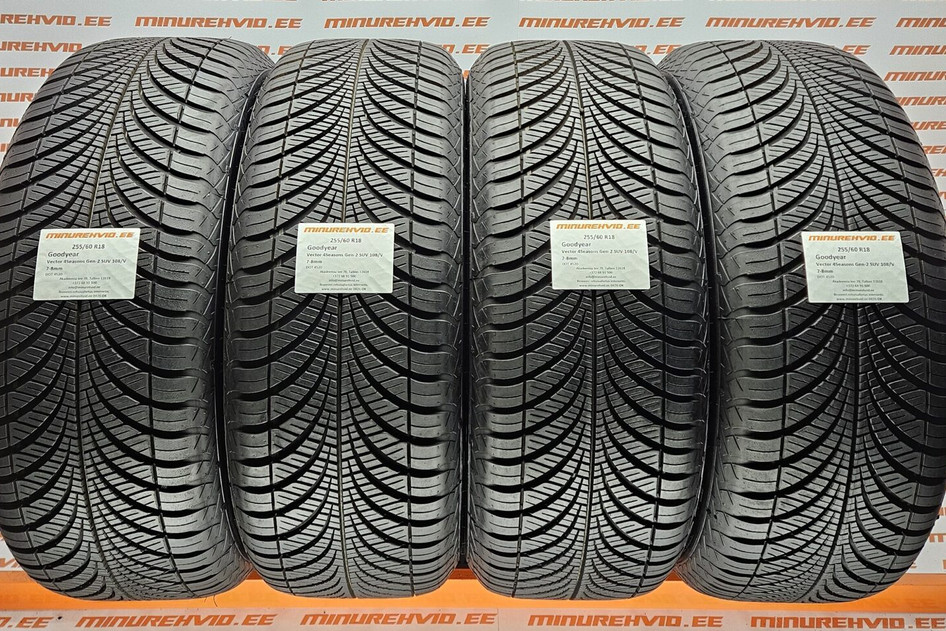 Used studless winter tire 255/60R18 GoodYear Vector 4Seasons GEN-2 SUV 108/V