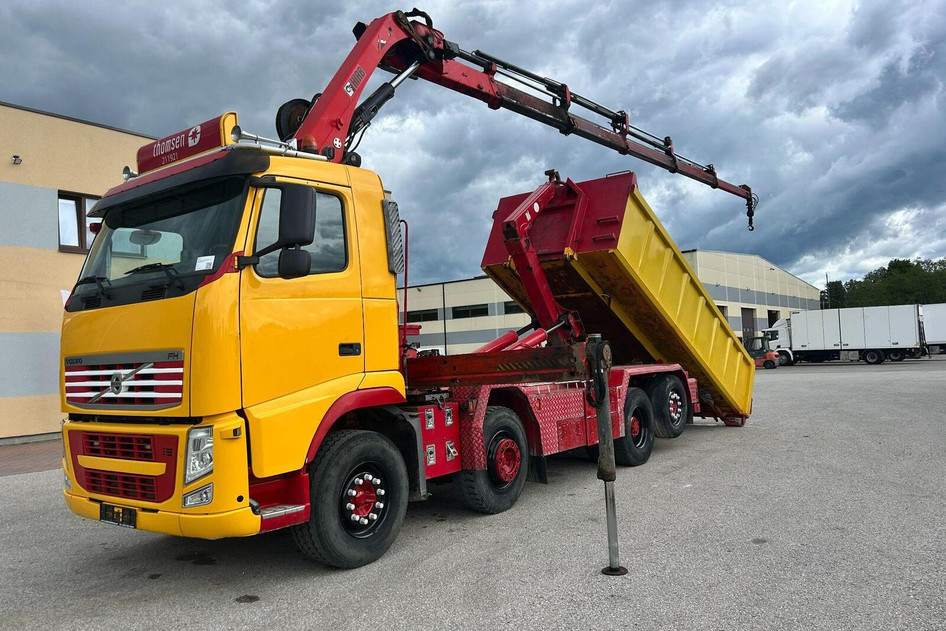 Volvo FH500 8X2*6 + CRANE HIAB + LIFT HIAB + VEB + FULL AIR, 2012, 12.8, 375 kW, diisel