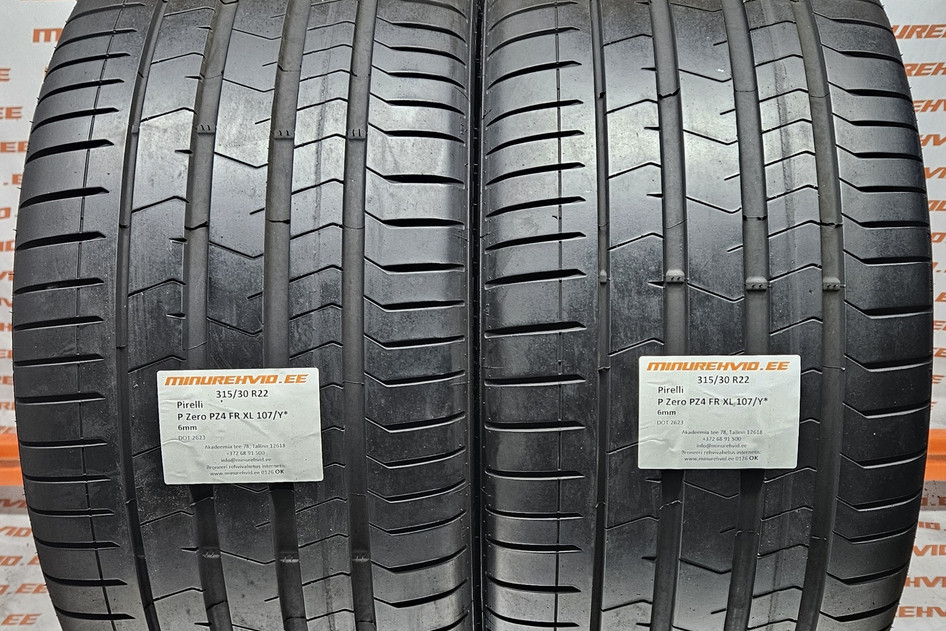 Подержанный летняя шина 315/30R22 Pirelli P Zero PZ4 FR XL 107/Y*