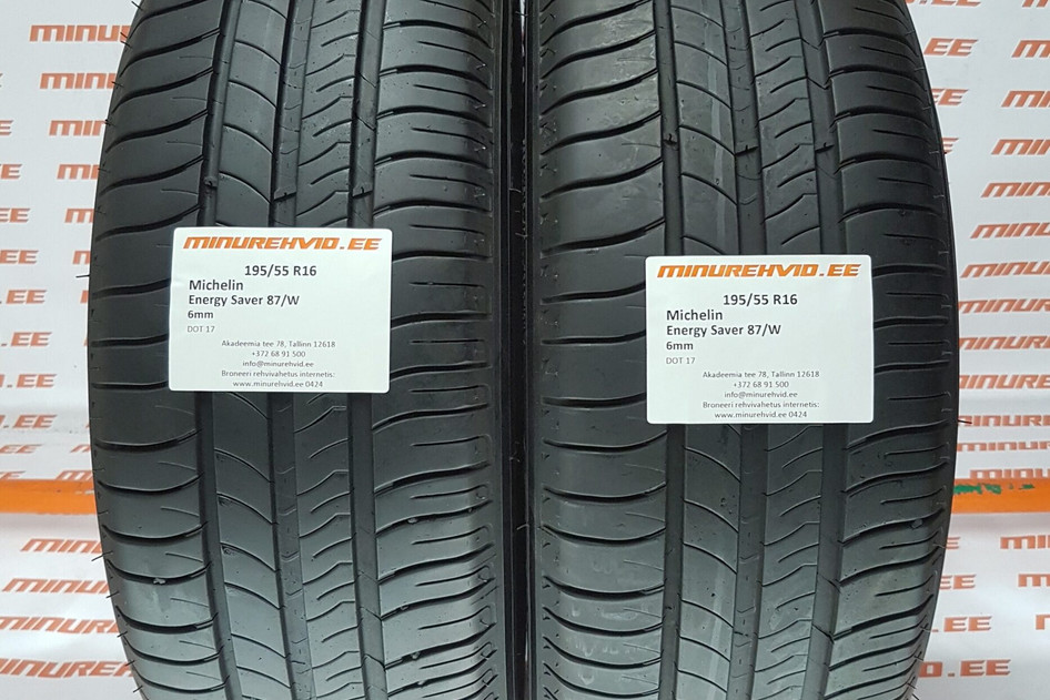 Kasutatud suverehv 195/55R16 Michelin Energy Saver 87/W