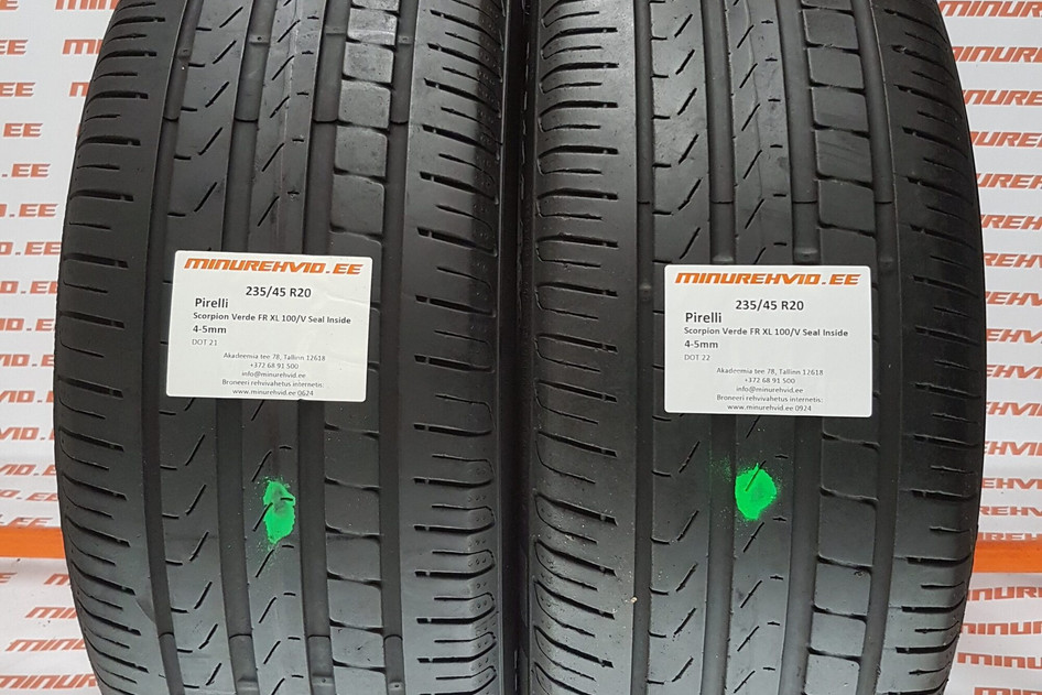 Kasutatud suverehv 235/45R20 Pirelli Scorpion Verde FR XL 100/V Seal Inside