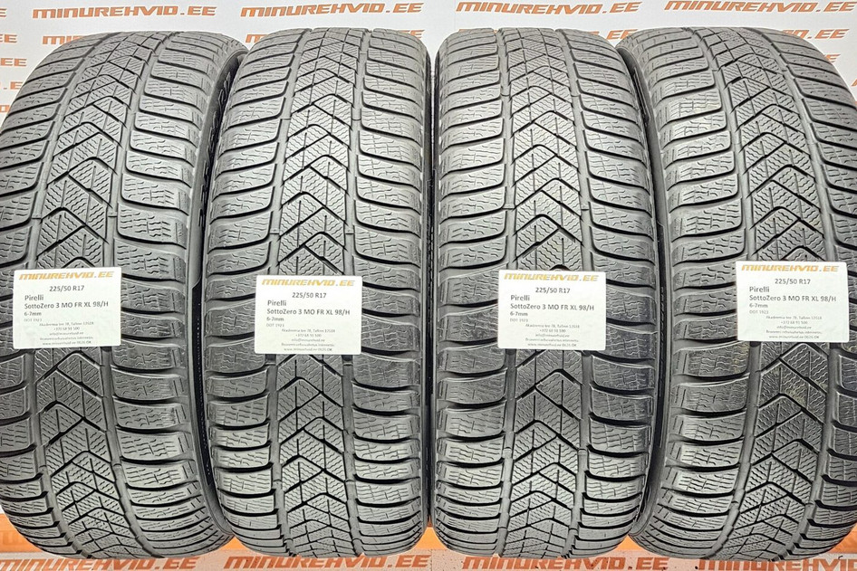 Kasutatud lamellrehv 225/50R17 Pirelli SottoZero 3 MO FR XL 98/H