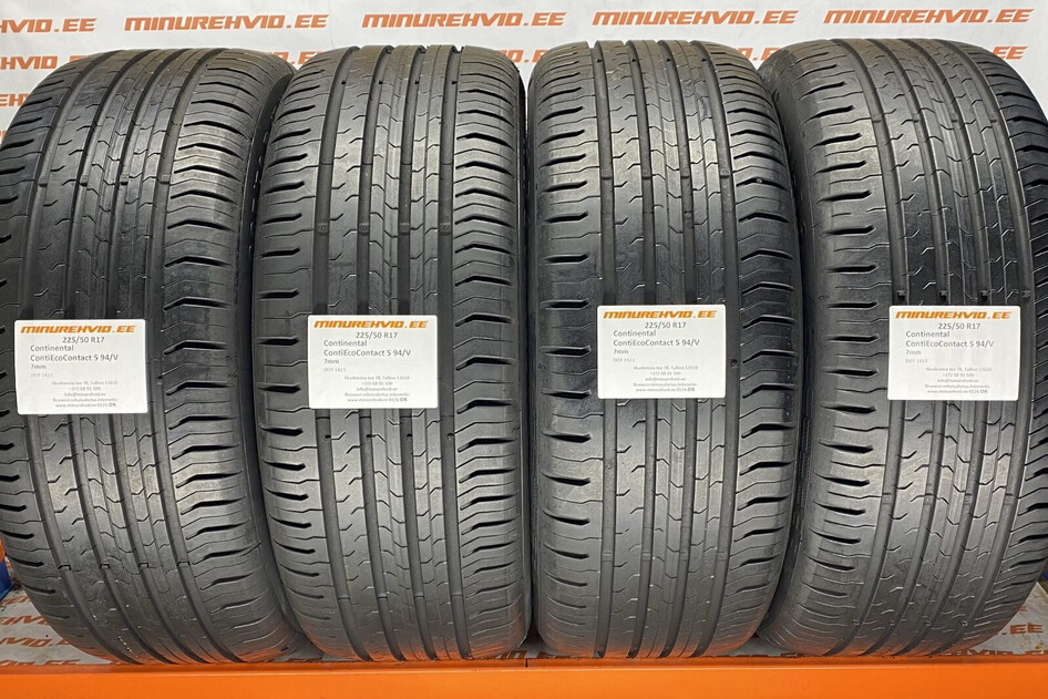 Used summer tire 225/50R17 Continental ContiEcoContact 5 94/V