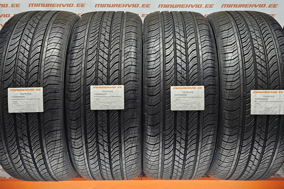 Lietots summer tire 235/50R18 Continental ProContact TX 97/V Conti Silent like new