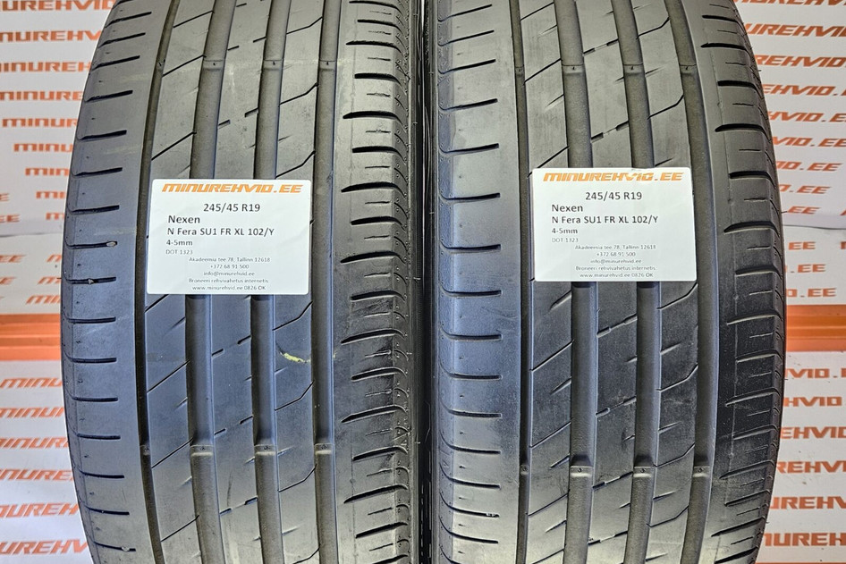 Used summer tire 245/45R19 Nexen N Fera SU1 FR XL 102/Y