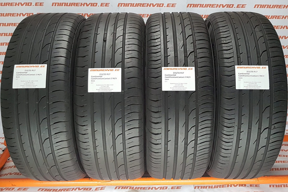 Kasutatud suverehv 215/55R17 Continental ContiPremiumContact 2 94/V