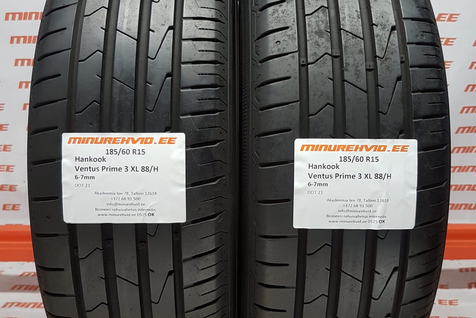 Kasutatud suverehv 185/60R15 Hankook Ventus Prime 3 XL 88/H