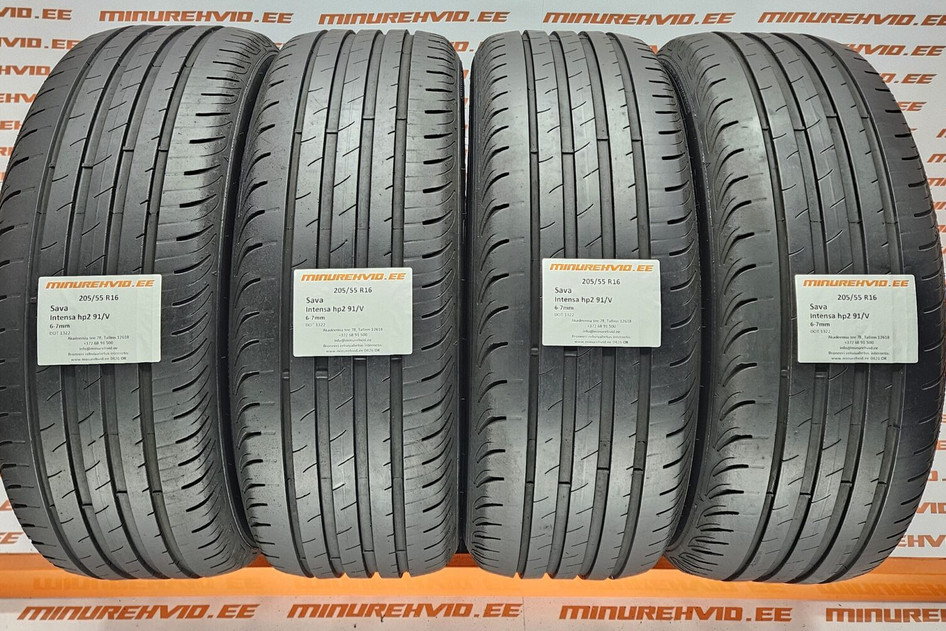 Used summer tire 205/55R16 Sava Intensa hp2 91/V