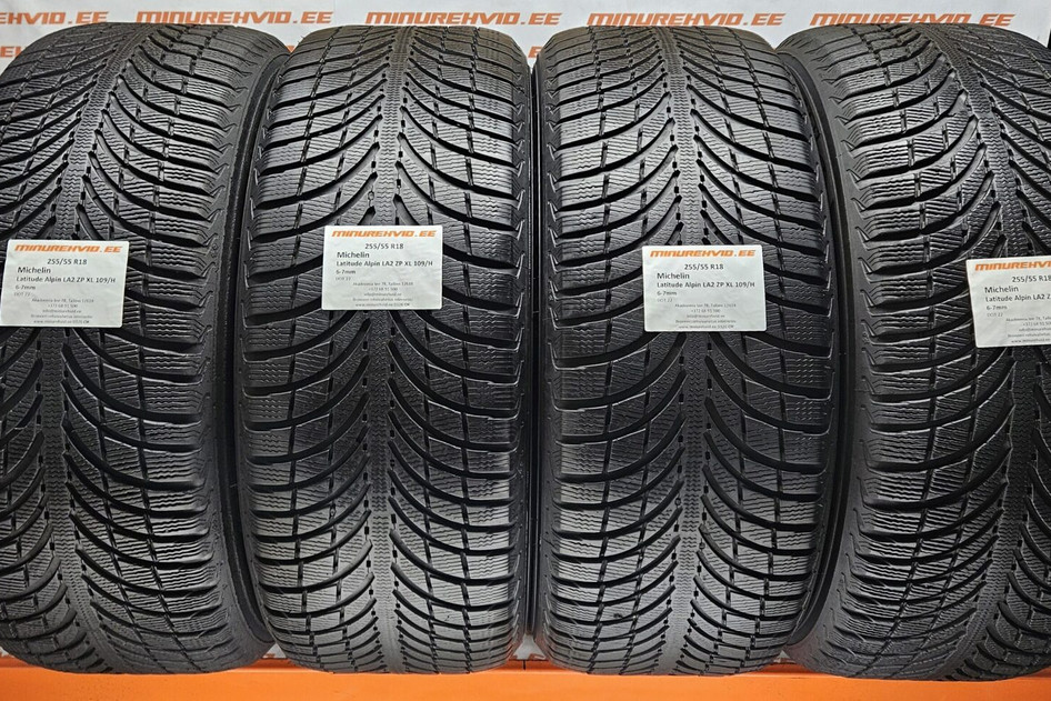 Used studless winter tire 255/55R18 Michelin Latitude Alpin LA2 ZP XL 109/H