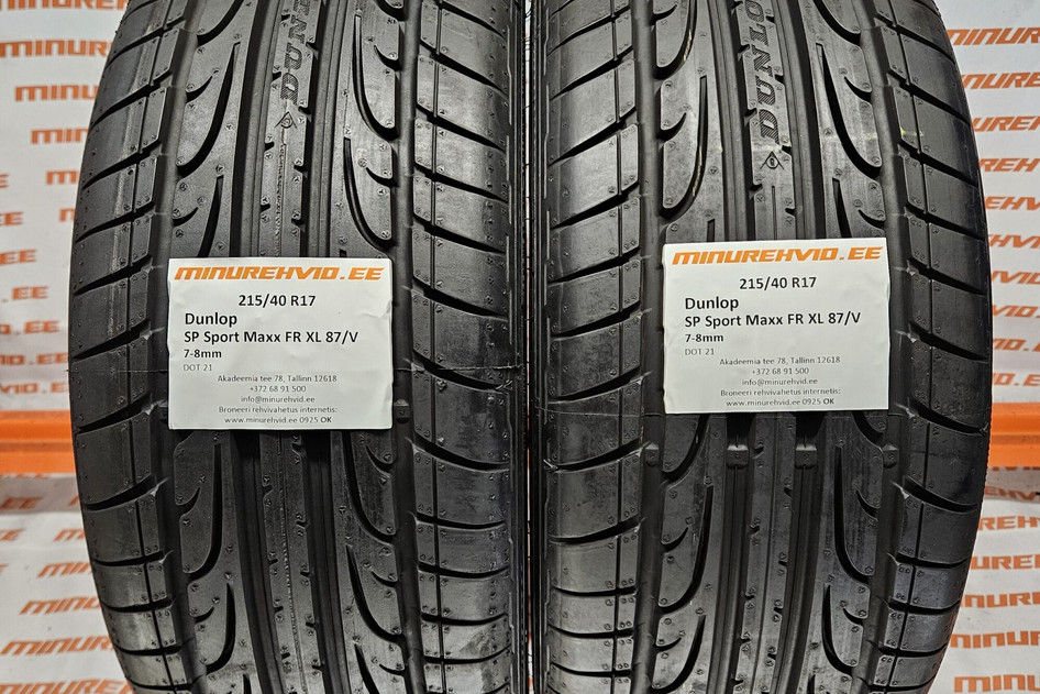 Used summer tire 215/40R17 Dunlop SP Sport Maxx FR XL 87/V
