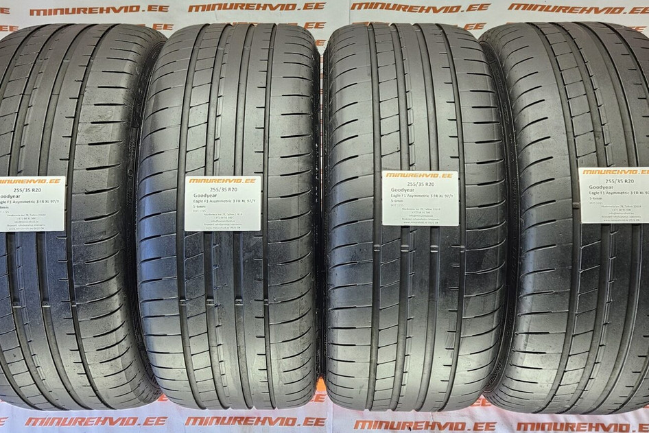 Подержанный летняя шина 255/35R20 GoodYear Eagle F1 Asymmetric 3 FR XL 97/Y