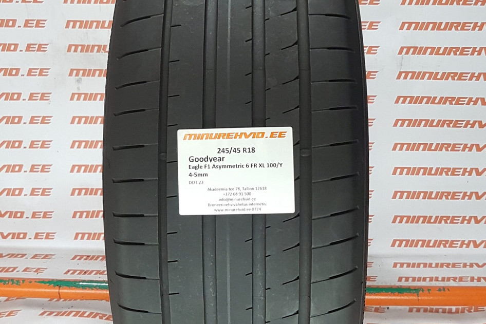 Kasutatud suverehv 245/45R18 GoodYear Eagle F1 Asymmetric 6 FR XL 100/Y