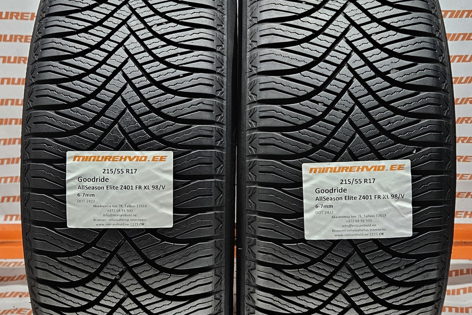 Used studless winter tire 215/55R17 Goodride AllSeason Elite Z401 FR XL 98/V
