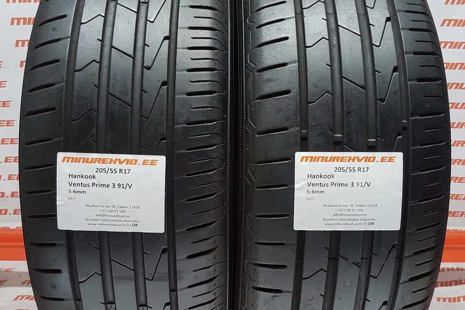 Kasutatud suverehv 205/55R17 Hankook Ventus Prime 3 91/V