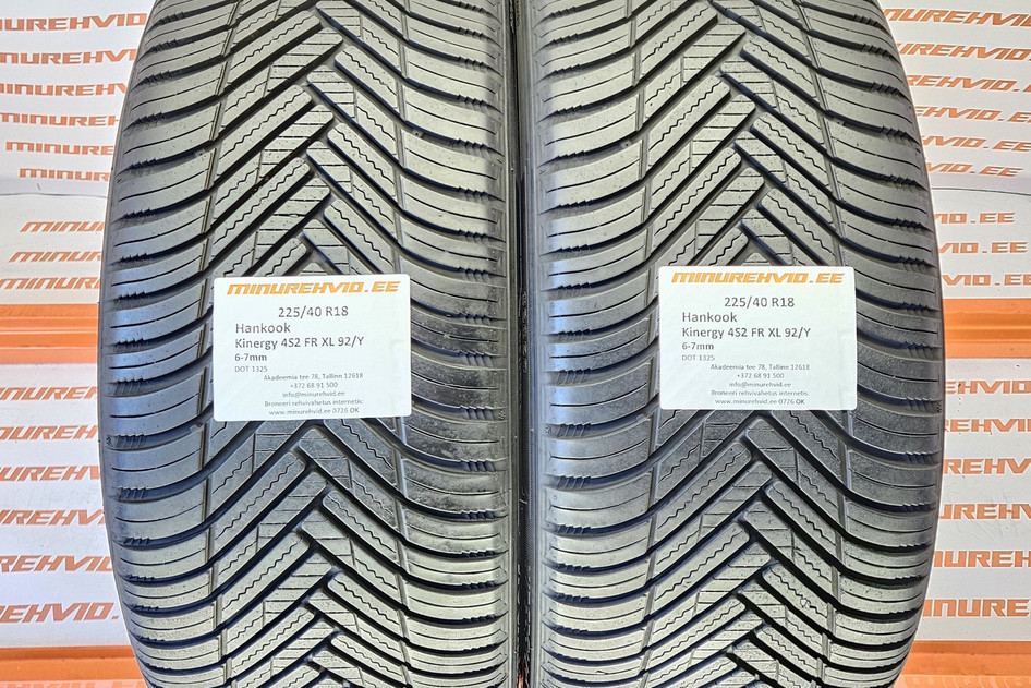Used studless winter tire 225/40R18 Hankook Kinergy 4S2 FR XL 92/Y