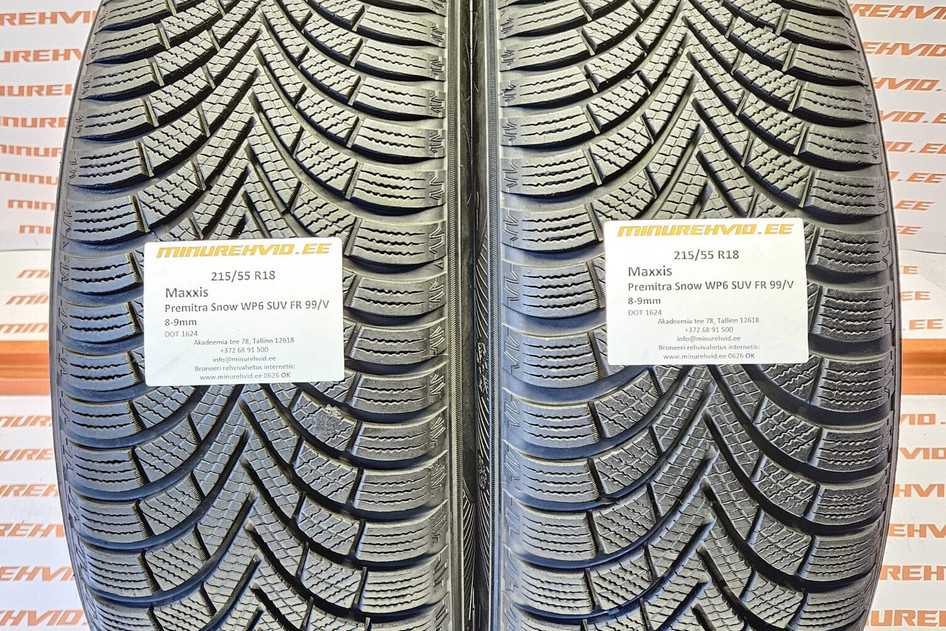 Подержанный нешипованная шина 215/55R18 Maxxis Premitra Snow WP6 SUV FR 99/V