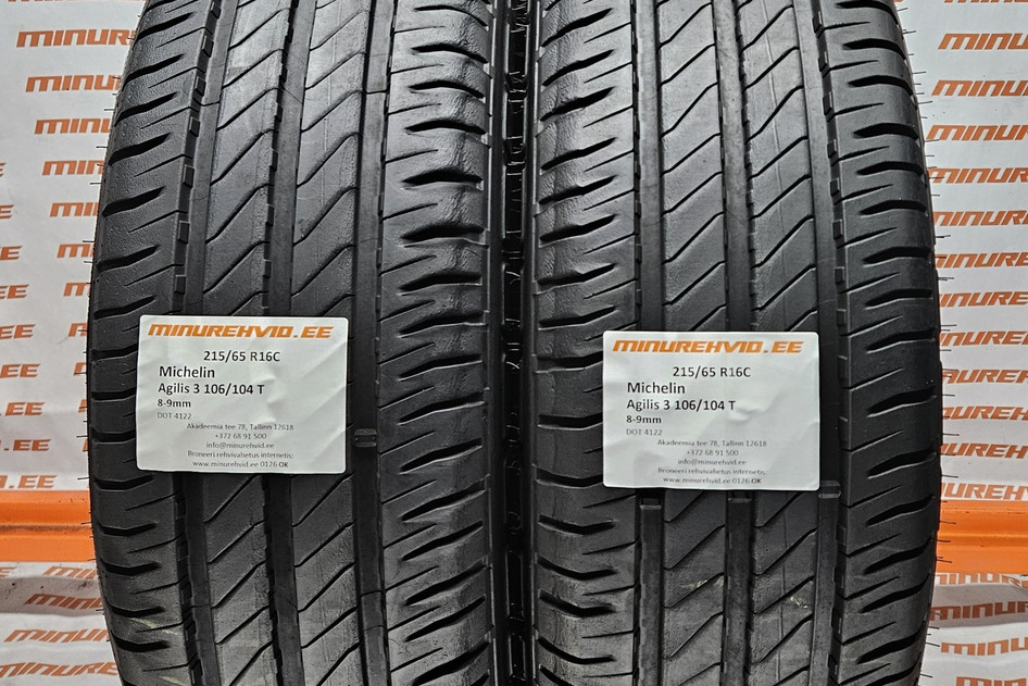 Подержанный летняя шина 215/65R16 Michelin Agilis 3 106/104 T 4122