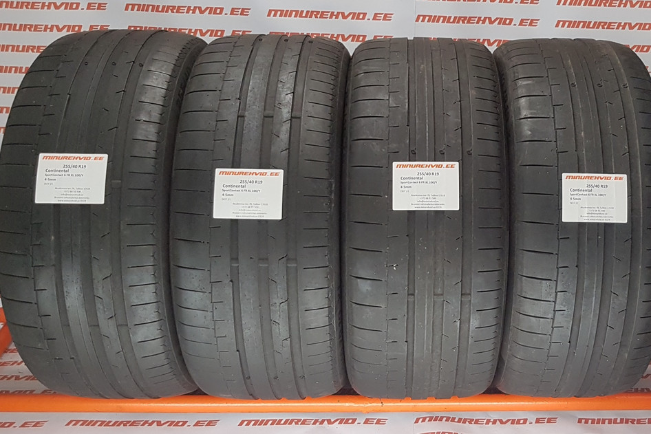 Kasutatud suverehv 255/40R19 Continental SportContact 6 FR XL 100/Y/