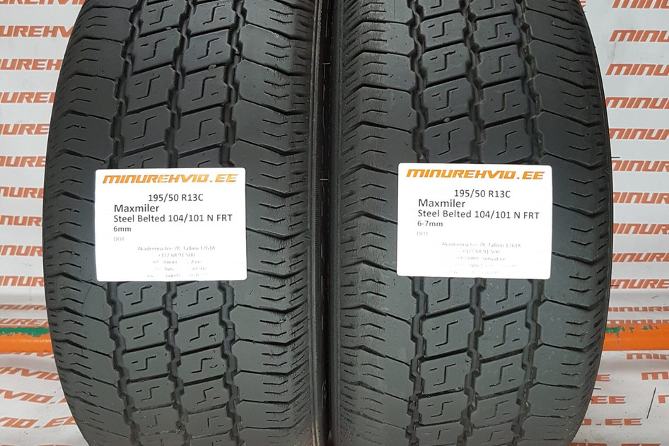Used summer tire 195/50R13 Maxtrek Maxmiler Steel Belted 104/101 N FRT