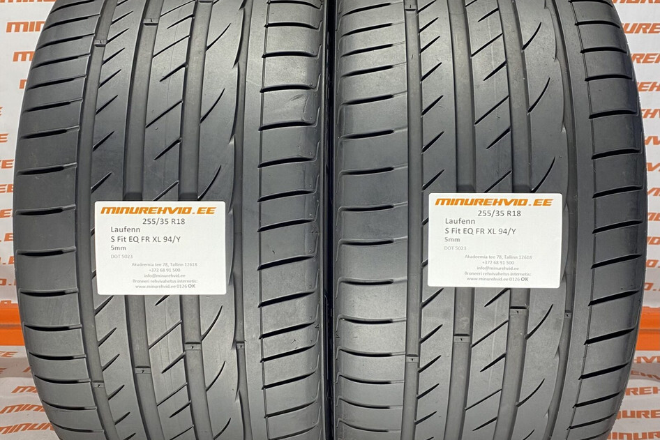 Used summer tire 255/35R18 Laufenn S Fit EQ FR XL 94/Y