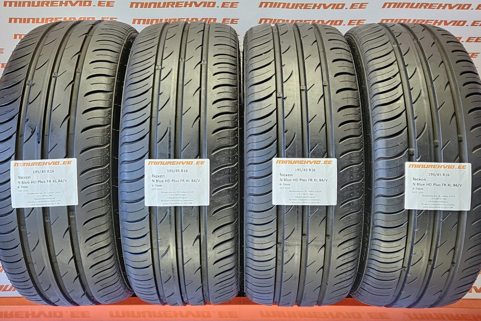 Kasutatud suverehv 195/45R16 Nexen N Blue HD Plus FR XL 84/V